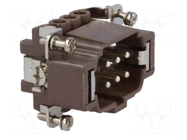 ILME Conector HDC Macho 6+PE Platado