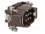 ILME Conector HDC Macho 6+PE Platado