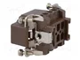 ILME Conector HDC Macho 6+PE Platado