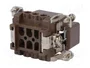 ILME Conector HDC Macho 6+PE Platado