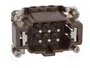 ILME Conector HDC Macho 6+PE Platado