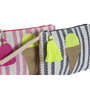 DKD Home Decor Neceser de Algodón Surtido de 2 Unidades, 26x2x19 cm, Multicolor