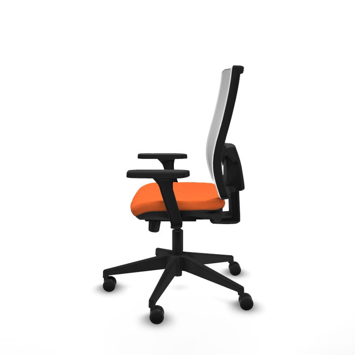 PIQUERAS Y CRESPO Silla de oficina Horna Naranja y Blanco PIQUERAS Y CRESPO Silla de oficina Horna Naranja y Blanco