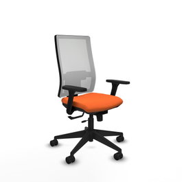 PIQUERAS Y CRESPO Silla de oficina Horna Naranja y Blanco