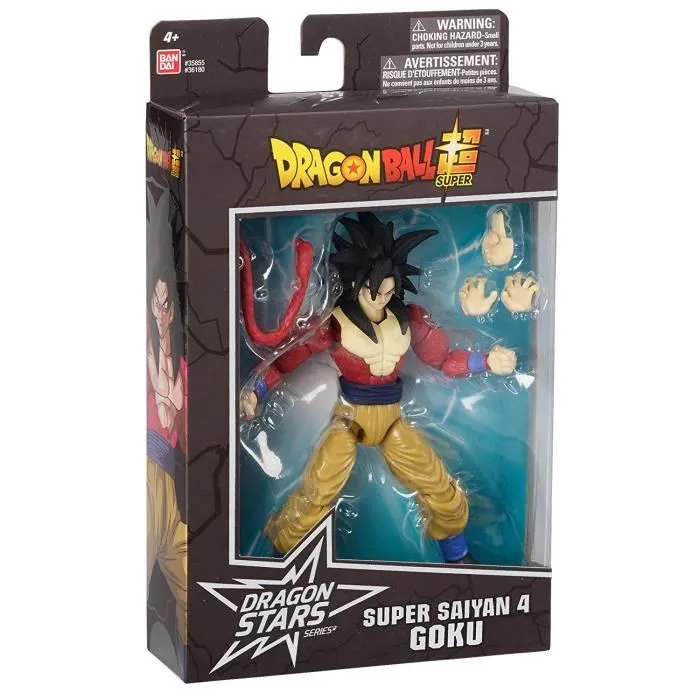 Bandai Figura de Acción Coleccionable Dragon Ball Super Saiyan 4 Goku - Edición Serie 9 - 17 cm con Múltiples Puntos de Articulación