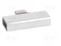 AKYGA Adaptador Apple Lightning niquelado plateado