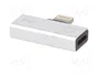 AKYGA Adaptador Apple Lightning niquelado plateado