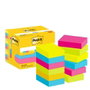 Post-It Pack de 12 Blocs de Notas Adhesivas Energetic Surtidos 38x51 mm