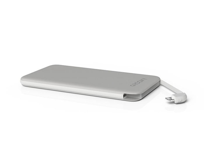 Groovy cargador power bank lightning apple 4k mah blanco