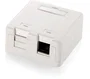 Equip 125122 Caja de Superficie para 2 Tomacorrientes, Blanco