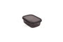 Hermia Lot-12 Juego de Cajas de Almacenamiento con Tapa, Set de 12 Piezas, Plástico Transparente Libre de BPA, Organizador para Hogar y Cocina, Varios Tamaños