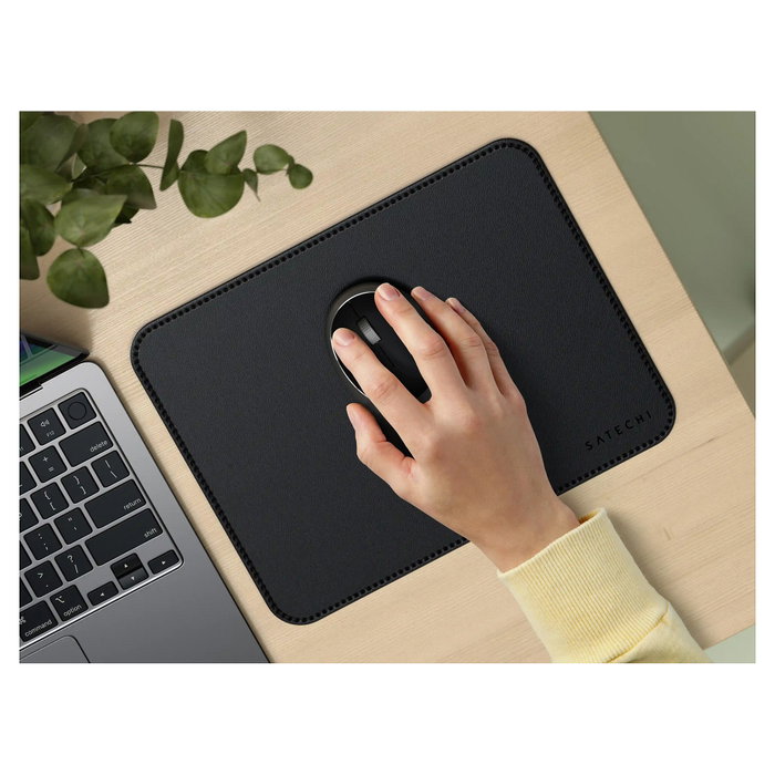 Satechi Satechi Vegan-Leather Premium Mouse Pad Negro ST-LMPK