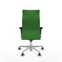PIQUERAS Y CRESPO Sillón Albacete Verde con Mecanismo Sincro y Base de Aluminio