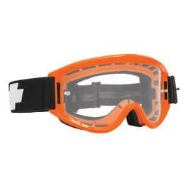 SPY Gafas de moto unisex con esfera naranja y cristal transparente 323291462100