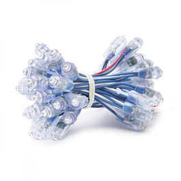 Pixel LED Epistar Azul Cadena 50 Unidades 0.1W 2Lm 9mm 5V