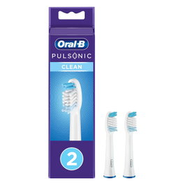 Oral-B Pulsonic Clean Cabezales de Repuesto 2 Unidades Blanco