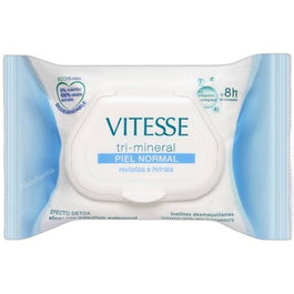 Vitesse Toallitas Desmaquillantes Tri-Mineral Piel Normal 25 u