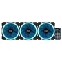 PACK 3 VENTILADORES AEROCOOL ORBIT REMOTE - 1200RPM - 14.1DBA - COJINETE HIDRÁULICO - ILUMINACIÓN DUAL LED RGB - MANDO A DISTANCIA