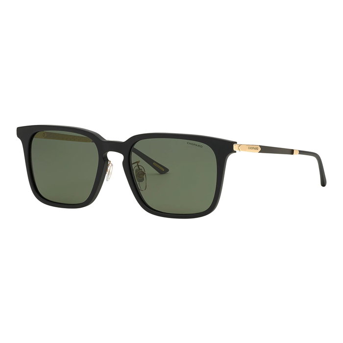 Chopard L.U.C SCH339-54703P Gafas de sol de acetato negro mate y lentes verdes Chopard L.U.C SCH339-54703P Gafas de sol de acetato negro mate y lentes verdes