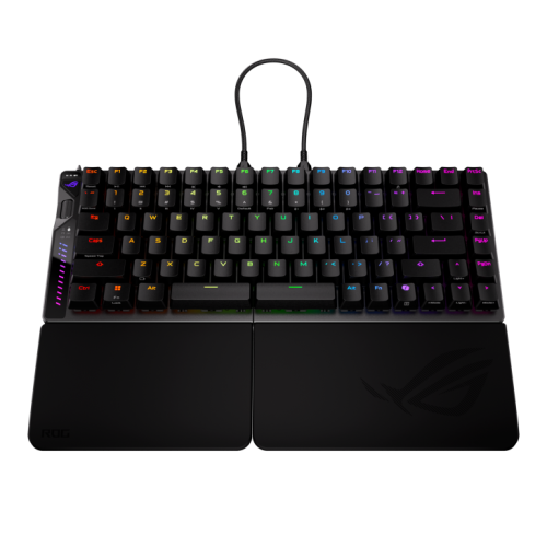 Asus 90MP043H-BKUA20 Teclado ROG Falcata 75% Inalámbrico y Cable Magnetic-mechanical LED RGB Negro