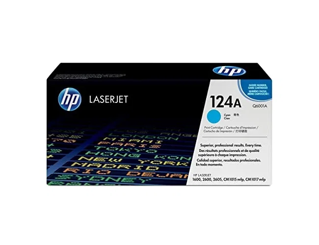 HP Cartucho de tóner LaserJet 124A Q6001A Cian HP Cartucho de tóner LaserJet 124A Q6001A Cian