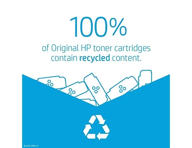 HP 124A Q6001A Cian Original LaserJet Cartucho de Tóner