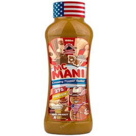 MAX PROTEIN Mcmani Toasted 1000G - Barritas o Snack Proteico de Cacahuete Tostado, Paquete 1 kg