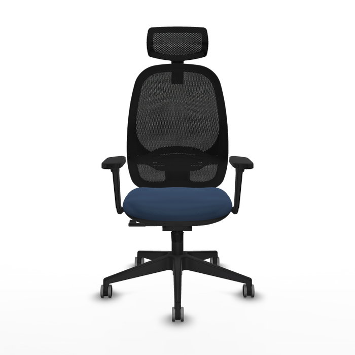 PIQUERAS Y CRESPO Silla de oficina Cilanco con mecanismo Sincro, Azul marino y Negro PIQUERAS Y CRESPO Silla de oficina Cilanco con mecanismo Sincro, Azul marino y Negro