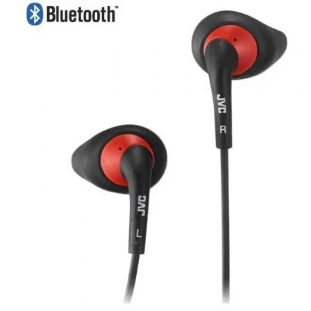 Auriculares Deportivos JVC Gummy Sport HA-EN10/ Jack 3.5/ Negros