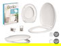 Berilo Tapa Blanca WC 36x45x5 cm Plástico PP (Set de 6)