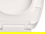 Berilo Tapa Blanca WC 36x45x5 cm Plástico PP (Set de 6)