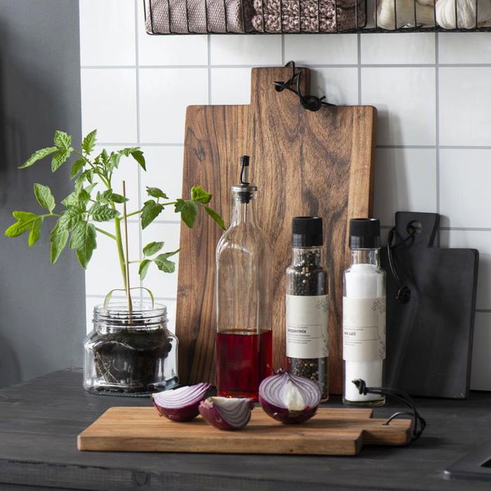 Anna Aceitera de Vidrio 500 ml 5.5x5.5x30 cm (24 Unidades)