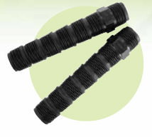 Conector roscado recortable 12 cm macho-macho 1/2 Conector roscado recortable 12 cm macho-macho 1/2