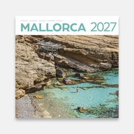 TRIANGLE POSTALS Calendario de pared 2027 Mallorca-1 (Platja) 16x16 cm