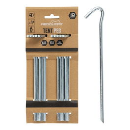 Redcliffs Piqueta para tienda de campaña de metal, 10 uds, 17 cm