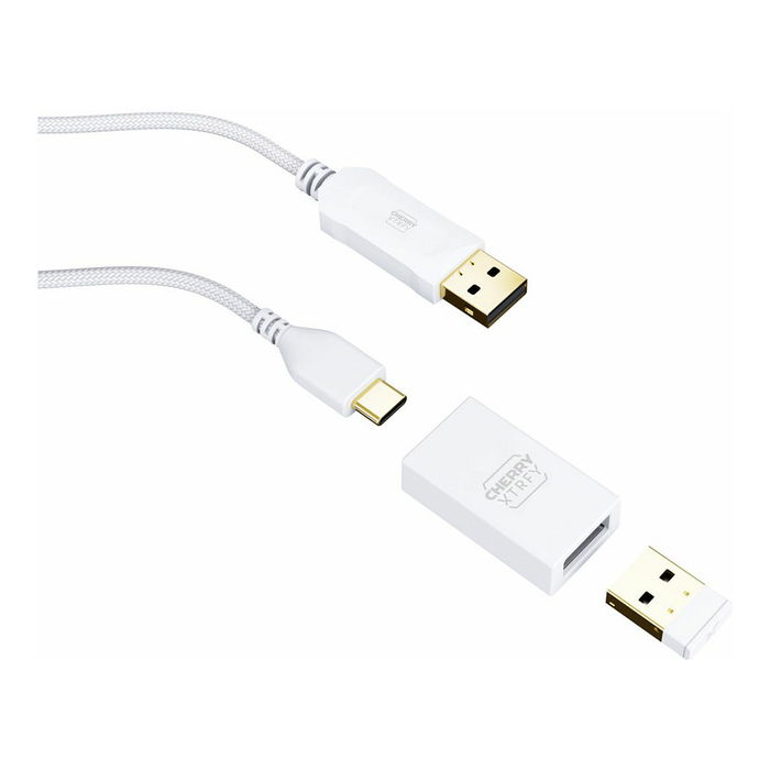 Cherry XTRFY M68 Wireless Ratón Inalámbrico Blanco 26000 DPI