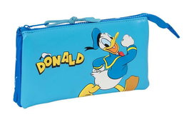 Portatodo Doble Donald Azul 22 x 12 x 3 cm