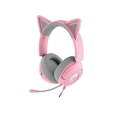 Razer Kraken Kitty V3 X Quartz Rosa con conector de 3,5 mm