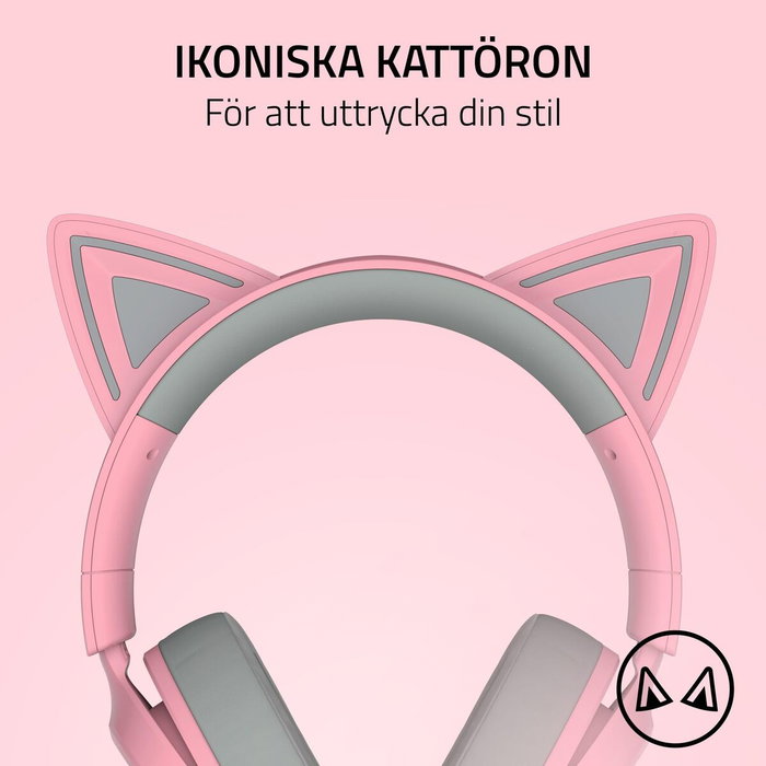 Razer Kraken Kitty V3 X Quartz Rosa