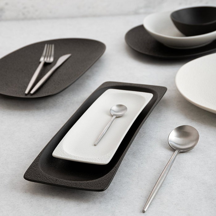 Bidasoa Set de 6 Cucharas de Mesa Fosil Acero Inoxidable Mate 19x3x2 cm Bidasoa Set de 6 Cucharas de Mesa Fosil Acero Inoxidable Mate 19x3x2 cm