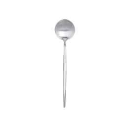 Bidasoa Set de 6 Cucharas de Mesa Fosil Acero Inoxidable Mate 19x3x2 cm