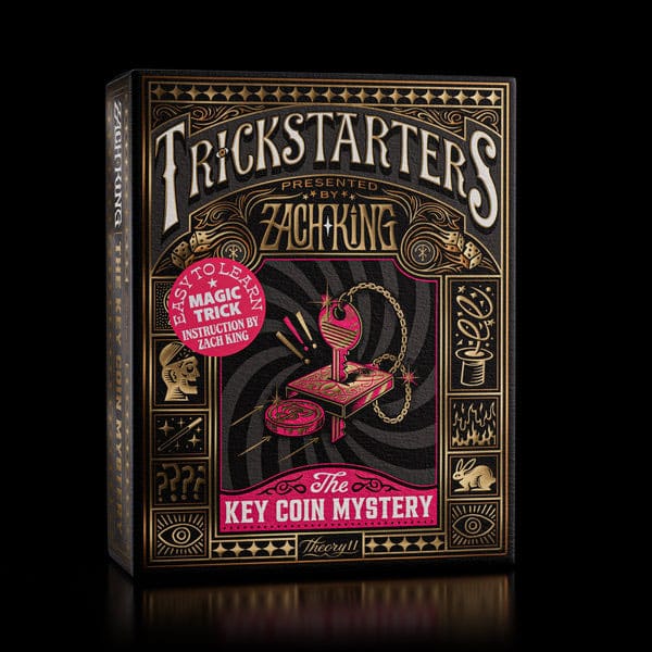 Trickstarters by Zach King Caja de trucos de magia The Key Coin Mystery Trickstarters by Zach King Caja de trucos de magia The Key Coin Mystery