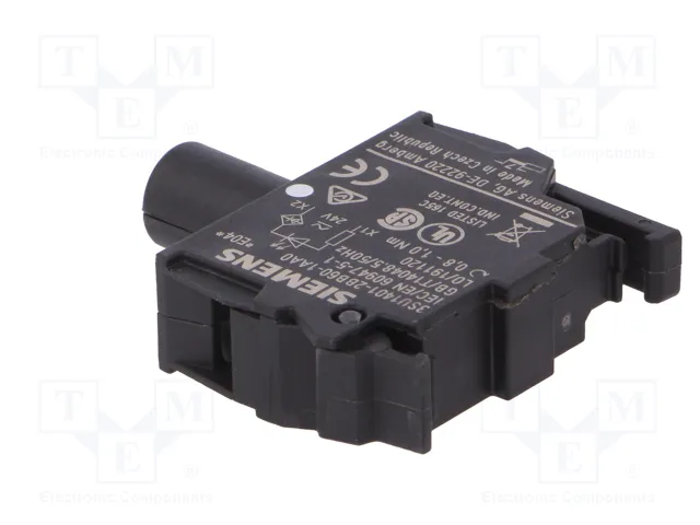 Siemens 3SU14012BB601AA0 Módulo LED Blanco con LED Integrado AC/DC 24V, Conexión por Tornillo Siemens 3SU14012BB601AA0 Módulo LED Blanco con LED Integrado AC/DC 24V, Conexión por Tornillo