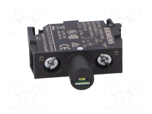 Siemens 3SU14012BB601AA0 Módulo LED Blanco con LED Integrado AC/DC 24V, Conexión por Tornillo Siemens 3SU14012BB601AA0 Módulo LED Blanco con LED Integrado AC/DC 24V, Conexión por Tornillo