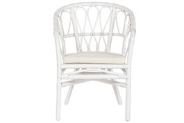 DKD Home Decor Silla Balines Blanco 50 x 56 x 77 cm (2 Unidades)