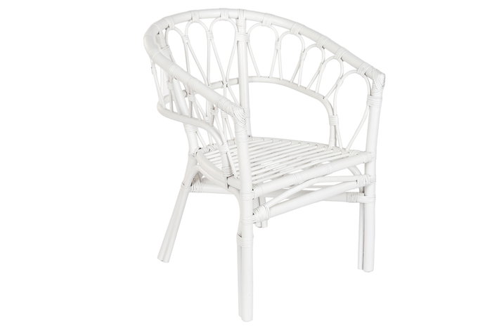 DKD Home Decor Silla Balines Blanco 50 x 56 x 77 cm (2 Unidades)