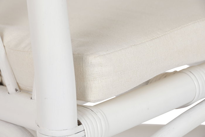 DKD Home Decor Silla Balines Blanco 50 x 56 x 77 cm (2 Unidades)
