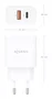 Aisens Cargador GaN 30W con USB-C y USB-A Blanco