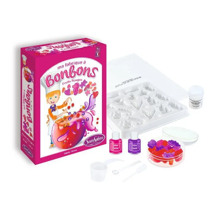 Sentosphere Kit de Comida Creativa Mini Fábrica de Dulces - Temática Bayas Rojas para Niños +7 Años AAAPN65220