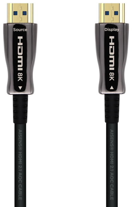 Aisens Cable HDMI 2.1 AOC 100m Negro